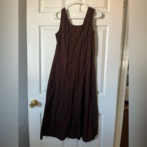 Women’s Brown Midi Dress by Faded Glory